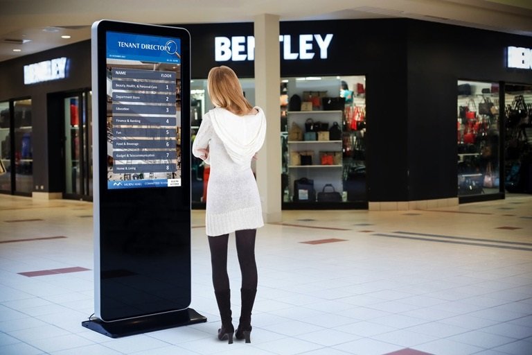 Digital Signage Kiosk in Action LcdSLD