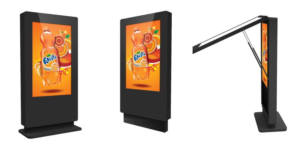 Outdoor Digital Screen Kiosk for Smart City: Public Information and Emergency Alerts 3 LcdSLD outdoor digital screen kiosk