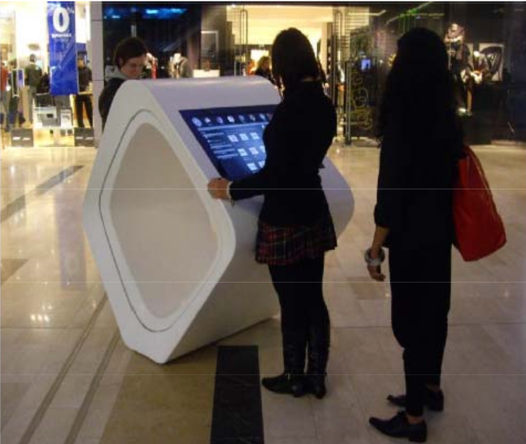 Wayfinding digital kiosk display