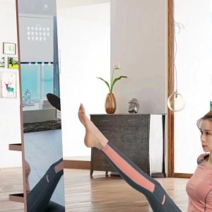 Espejo mágico inteligente de 22 pulgadas para entrenamiento de yoga, bidireccional e interactivo