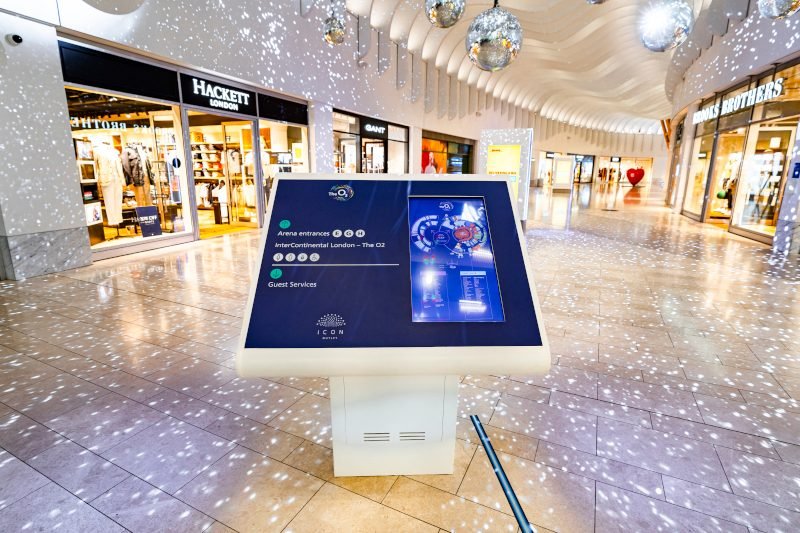 Home 88 LcdSLD Digital Screen Kiosk for Shopping Malls